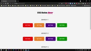 Top 5 CSS Creative Button Animation & Hover Effects