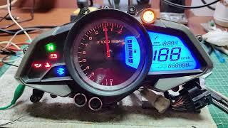 Pulsar NS200 Instrument cluster / Speedometer / Meter  - Power up