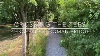 Piercebridge roman bridge #romanroad #derestreet