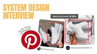2020 Pinterest "Extended" System Design Interview: Similar Products