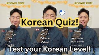 Korean quiz: How many did you get?!