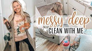 DEEP CLEAN WITH ME 2020 | MESSY HOUSE CLEANING MOTIVATION | Morgan Bylund