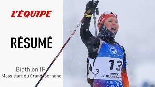 Le résumé de la mass start du Grand Bornand - Biathlon - Coupe du monde (F)