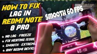 How To Lag Fix Redmi Note 8Pro | My Lag Fixing Secret 