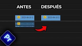 Eliminar el AUDIO de tu vídeo en Premiere Pro (Tutorial rápido)