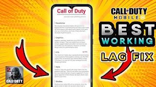 Best Working GFX Tool for COD Mobie | how to fix lag in cod mobile