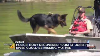 Police: Body recovered from St. Joseph River could be missing Berrien Springs mother