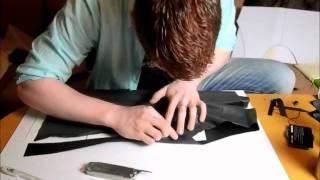 how to make latex fetishwear, tutorial 6. tank top construction.wmv