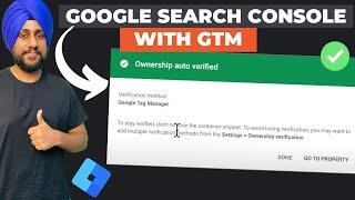 How to Integrate Google Search Console to GTM (Google Tag Manager) Easily