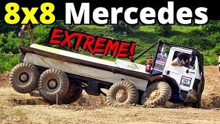 Off-Road 8x8 Mercedes-Benz Truck Trial Show in Europe - Team Reicher - Slovenia & Italia Highlights