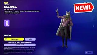 Fortnite NEW HUMBLE. Emote (Icon Series) in Fortnite Item Shop - Fortnite x Kendrick Lamar Emote