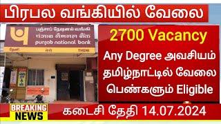 2700 மாவட்ட வாரியாக வங்கி வேலை 2024 IBPS RRB Recruitment 2024 SBI vacancy news today Bank Jobs 2024