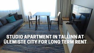 Studio apartment in Tallinn at Ülemiste City for long term rent.