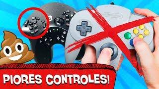 5 PIORES CONTROLES dos VIDEOGAMES! 