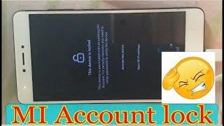 MI Redmi NOTE 4 (2016100) MI Account bypass/ Google Account bypass Without box 100% solution 2019 |