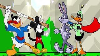 Team Mickey Mouse & Donald Duck VS Team Bugs Bunny & Daffy Duck | Disney VS Looney Tunes | Best of 3