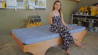 DIY Plywood Bed Frame