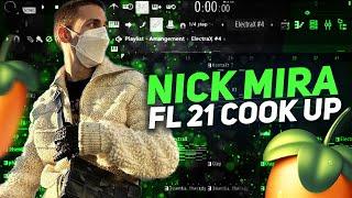 NICK MIRA MAKING BEATS LIVE  FL STUDIO 21 COOK UP 