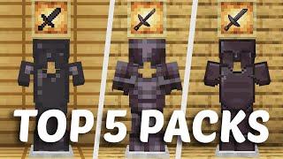 Top 5 Best PvP Texture Packs for 2025! (FPS Boost)