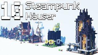 10 Steampunk Häuser in Minecraft  Minecraft Steampunk Haus bauen deutsch