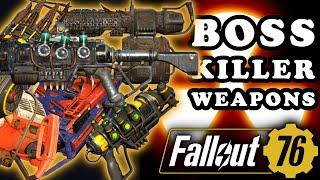 The Best Weapon to Kill End Game Bosses - Top 10 Weapons! - Fallout 76