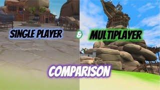 Comparing Sail single player and Sail multiplayer