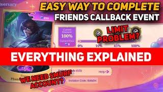 MLBB CALL BACK EVENT TRICK EXPLAINED EASY WAY TO GET EPIC SKIN FOR FREE MOBILE LEGENDS MLBB