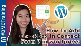 How To Add Checkbox In Contact Form 7 In WordPress | Contact Form 7 Checkbox | WordPress Tutorial