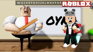 Jetpack ile Okuldan Kaçıyorum!! Zor Mod - Panda ile Roblox GREAT SCHOOL BREAKOUT!