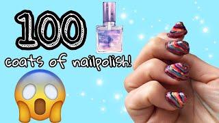 i PUT ON 100 LAYERS OF NAilPOLiSH | AllyyA