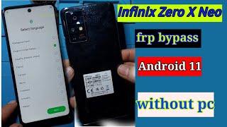 Infinix Zero X Neo (x6810) frp bypass Android 11 | Infinix Zero X pro frp google account bypass