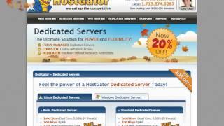 HostGator Coupon Code - HOSTGATORSHOP - Dedicated Server Review