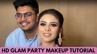 How to do HD GLAM PARTY MAKEUP | Step by step tutorial | Product details | #makeup #viral