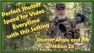 Getting  perfect shutter speed for video on the Nikon Z8 with this setting