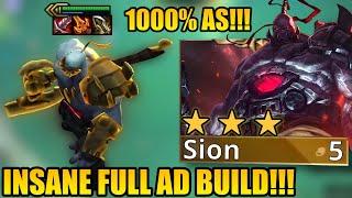 FULL AD CRIT SION 3-STAR IS *INSANE*!!! | Teamfight Tactics Set 9 Ranked