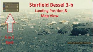Starfield Bessel 3-b Outpost Location with Map 5 in 1 Spot