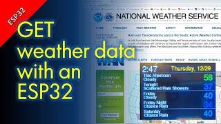 GET Weather data with your ESP32 for FREE