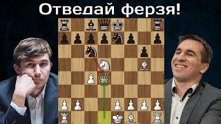 Д.Андрейкин - С.Карякин   Ужасный РАЗГРОМ в 10 ходов! Шахматы