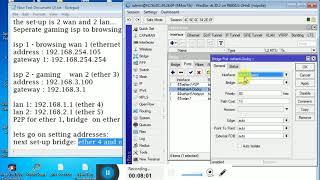 separate browsing and gaming mikrotik dual isp