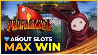  MAX WIN on PROPAGANDA 10000X!  ELK STUDIOS SLOT! 