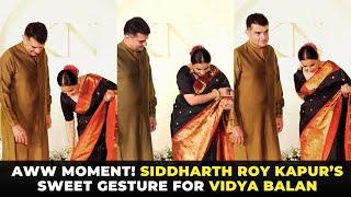 Siddharth Roy Kapur Is Husband Goals! Waits Patiently for Vidya Balan to Fix Her Saree! | Koimoi