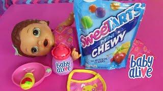 Feeding Baby Alive Super Snacks Snackin Lilly Sweet Tart Candies