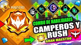 EL MEJOR COMBO PARA SUBIR A GRAN MAESTRO - CAMPERO Y RUSH | #freefire