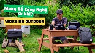 Đi chơi nhưng vẫn có đồ công nghệ mang Theo.