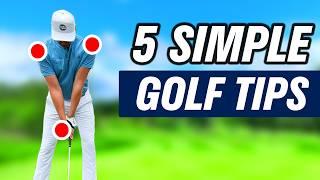 HOW TO PLAY GOLF - Top 5 BEGINNER Golf Tips