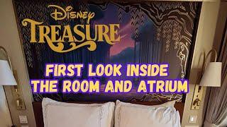 The Disney Treasure Ship | Pocahontas Room & Atrium First Look | Disney Cruiseline DCL