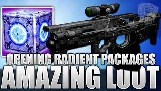 Destiny: Amazing 10+ Radiant Treasure Package Opening - Exotic Ornaments & More!
