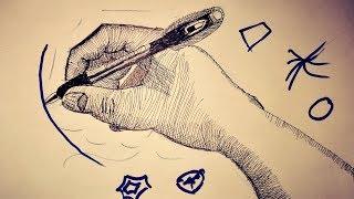 Rajztanulás a nulláról | Körvonalak | Hogyan rajzolok kezet | Katoki rajz