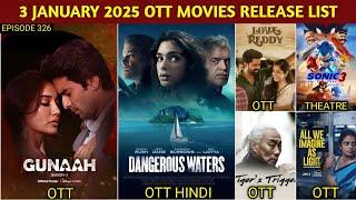 3 January OTT Release Movies & Web Series | Gunaah S2 OTT Hotstar | Love Reddy OTT | Netflix