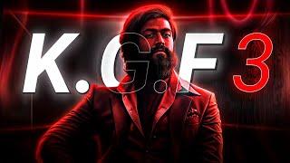 KGF 3  | Rocky is Alive | Rocky Bhai Edit | Kgf 3 Trailer